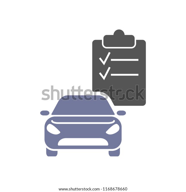 Auto service, isolated icon on white background,\
auto service, car repair. Vector illustration of modern auto repair\
icon