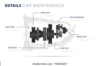 Auto service. Line composition. Machine  technology operations. Diagnostics machine centre. Car maintenance. Awesome details really style. Automobile engine pictogram and icons for web.