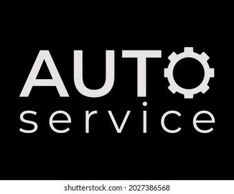 Auto service logo.  It can be used by a company, auto repair shop, expert mechanic, auto repair shop, auto accessories and more. Vector logo.