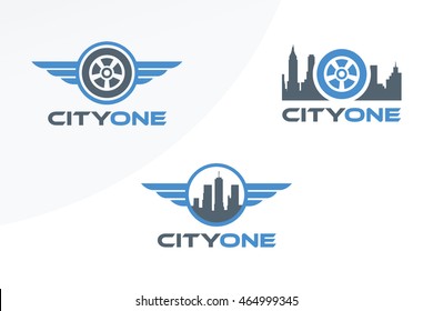 Auto Service Logo Template. Car Service Logo Template Design. Transportation Company Logo Template. Vector EPS10.