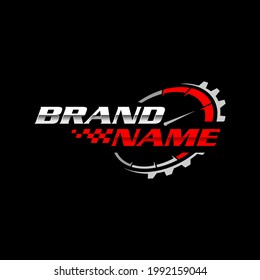 Plantilla de logotipo de servicio automático. Logotipo perfecto para empresas relacionadas con la industria automotriz
