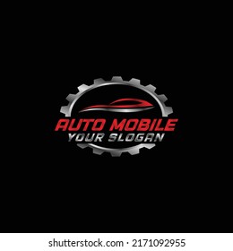 Auto service logo template, Perfect logo for business related to automotive industry
