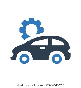 Icono de máquina de servicio automático.(ilustración vectorial)