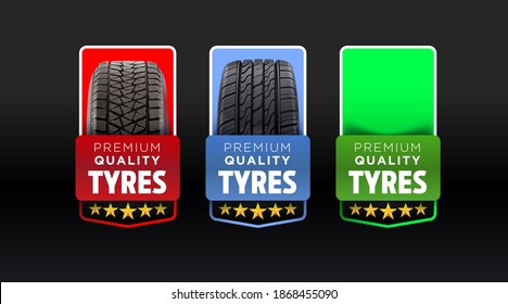 Auto service shop.Wheels discs and tires. Realistic car tire of wheels.  Tire icon set. Track traces. Tyre car advertisement poster. Banner. Promo. Information. Store. Action. Car Service. Repair.