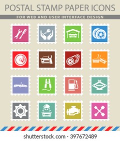 Auto Service simply symbol for web icons and user interface