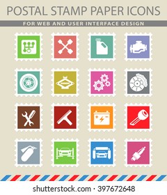 Auto Service simply symbol for web icons and user interface