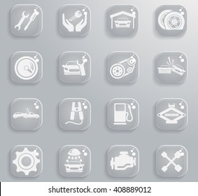 Auto Service simply symbol for web icons and user interface