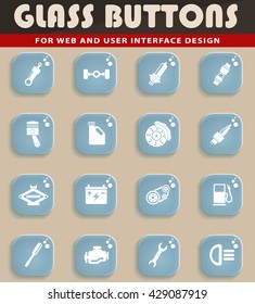 Auto Service simply symbol for web icons and user interface