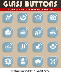 Auto Service simply symbol for web icons and user interface