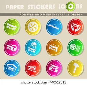 Auto Service simply symbol for web icons and user interface
