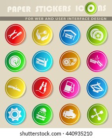 Auto Service simply symbol for web icons and user interface