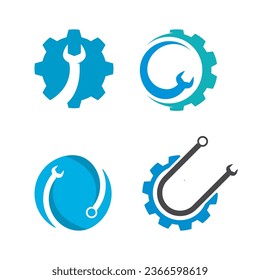 auto service vector icon illustration design 