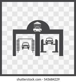Auto service vector icon. Isolated illustration. Business picture.