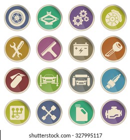 Auto Service web icons