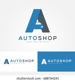 Auto Shop, car logo