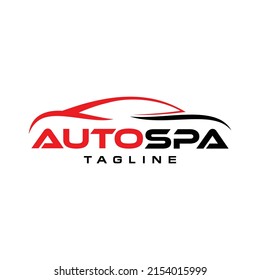 Auto spa logo vector  design illustration 