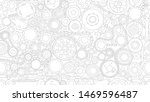 Auto spare parts and gears, seamless pattern for your design