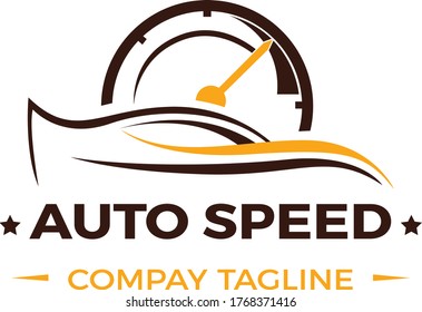 Auto Speed Car Logo Design 