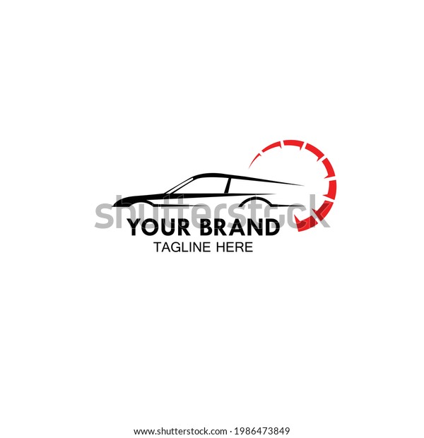 auto speed and car\
logo vector template