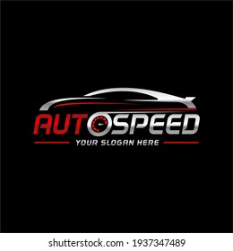 Auto Speed Car Racing Logo