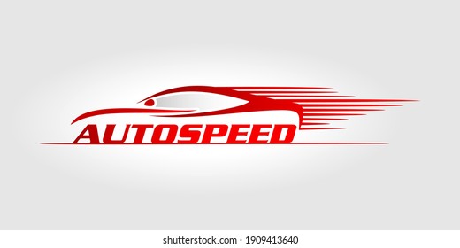 auto speed. cars logo design concept illustration