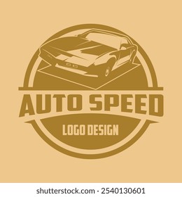 auto speed kitt knight rider vector illustration. best for logo, badge, emblem, icon, sticker design. available in eps 10