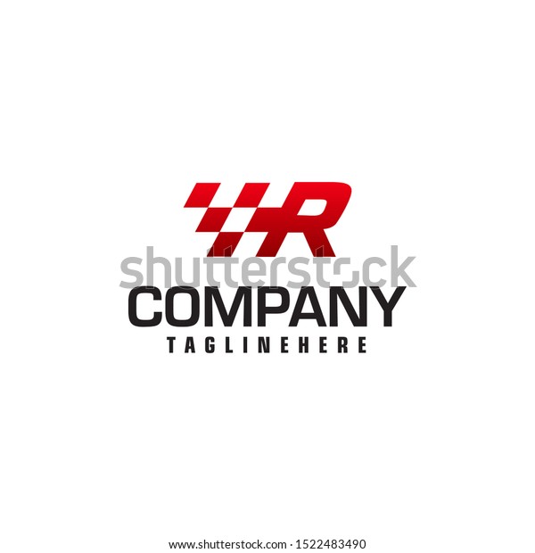 Auto
speed letter R logo template vector
illustration