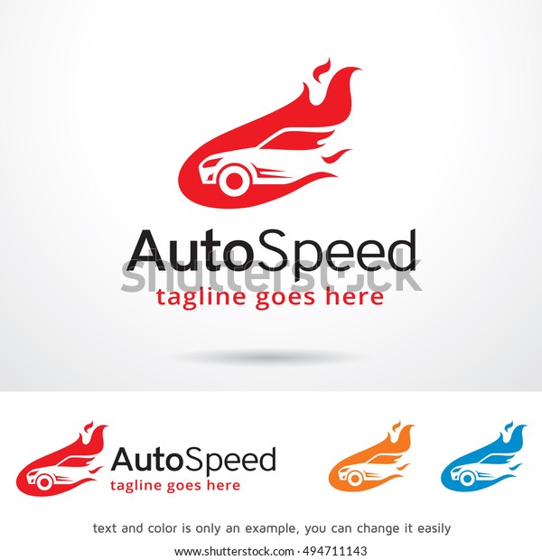 Auto Speed Logo\
Template Design Vector