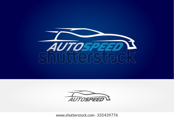 Auto Speed Vector Logo Template. Super\
car Silhouette Design, vector logo\
illustration.