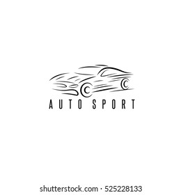 auto sport abstract car vector design template