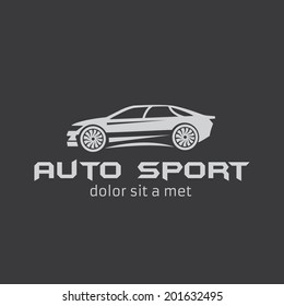 auto sport abstract vector design template
