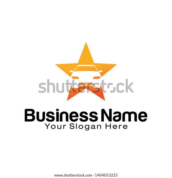 Auto Star logo design\
template