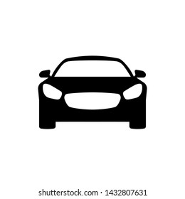 Auto style car logo design with concept sports vehicle icon silhouette on light background. Vector illustration.