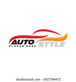 diseño de logotipo de coche estilo auto diseño vector plantilla moderna