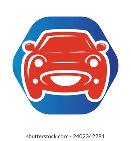 Diseño de logotipo de coche de estilo automático Ilustración vectorial