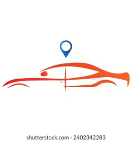 Auto style car logo design Vector Illustration