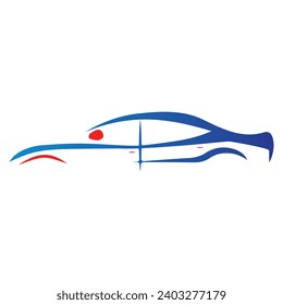 Auto style car logo design Vector Illustration