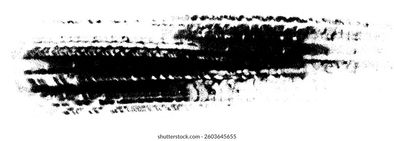 Auto tire tread grunge element. Car and motorcycle tire pattern, wheel tyre tread track. Black tyre print. Vector illustration