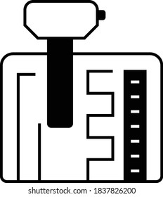 concepto de caja de cambios automática diseño de icono de glifo vectorial, Servicio de vehículos de motor y taller de reparación de automóviles Símbolo sobre fondo blanco