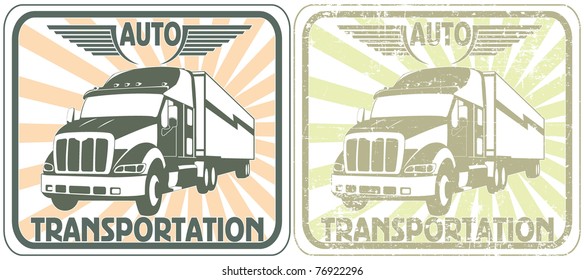 Auto transportation stamp
