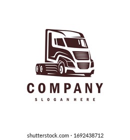Auto Truck Cargo Badge Company Concept Design Vector Logo