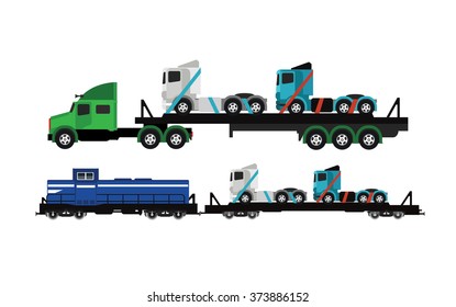 Auto Truck Transport,Railway Truck Transport