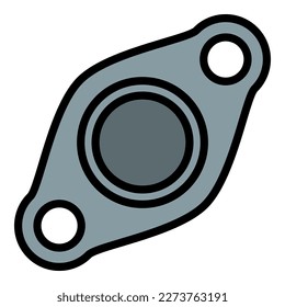 Auto tube icon outline vector. Car motor. Automotive part