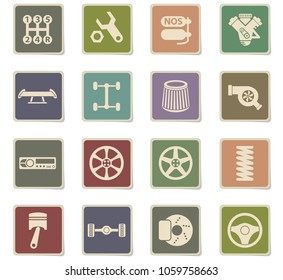 auto tuning vector icons for web and user interface design