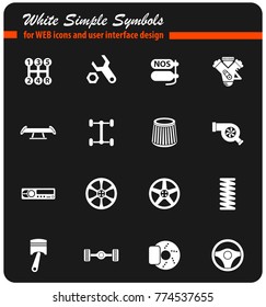 auto tuning vector icons for web and user interface design