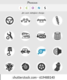 auto tuning web icons for user interface design