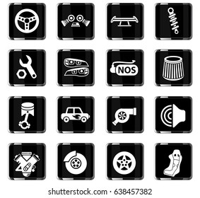 auto tuning web icons for user interface design