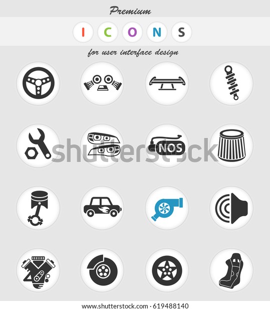 auto tuning\
web icons for user interface\
design