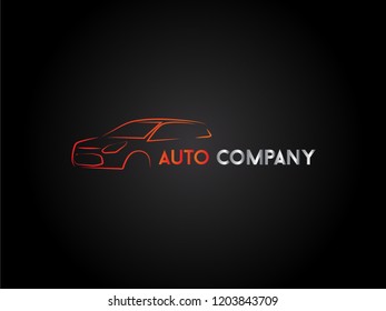 auto vector design, car concept automotive topics vector logo design template
