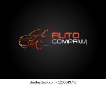 auto vector design, car concept automotive topics vector logo design template

